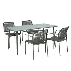 Just Home Collection - Comedor para Exterior Lepascal 4 Personas