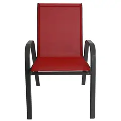 Just Home Collection - Silla Sling Textil Rojo