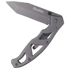 Bauker - Navaja Plegable de Acero Inoxidable