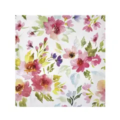 Just Home Collection - Canvas Box4 Flores de 30 x 30 cm