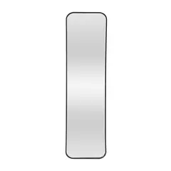 Just Home Collection - Espejo Decorativo Rectangular Lind de 30 x 120 cm Negro
