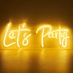Just Home Collection - Lámpara led neon bat party2