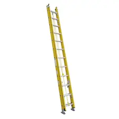 Ubermann - Escalera Telescópica Fibra de Vidrio de 24 Peldaños 7.3 m hasta 126 kg
