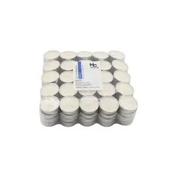 Just Home Collection - Set 100 tealights blanco