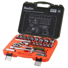 Bauker - Set de Dados Mecánicos 23 pzas