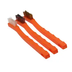 Bauker - Set de 3 Minicepillos de Alambre,
