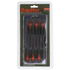 undefined - Set de Limas 6 Pzas 4" Bauker