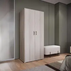Maderkit - Closet 2 puertas ceniza Star