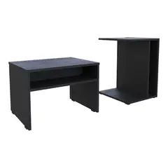 Maderkit - Set 2 Mesas Rectangular Ejecutivo 53X38X40 cm
