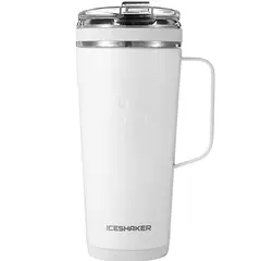 Iceshaker - Termo shaker flex handle blanco 768 ml