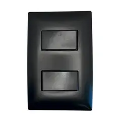 Royer - Placa Armada con 2 Interruptores Sencillos