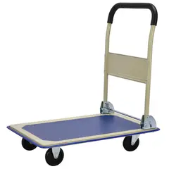 Bauker - Carro de Carga Plegable, Tipo Plataforma, 150 kg