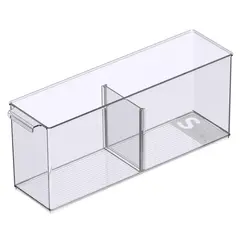 Just Home Collection - Organizador con divisiones ajustable 10.2x37x15