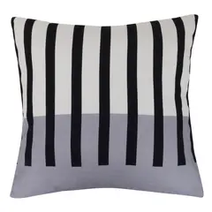 Just Home Collection - Cojín decorativo Urbano strip de 45 x 45 cm Multicolor
