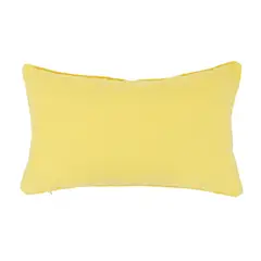 Just Home Collection - Cojín decorativo Clásico liso de 30 x 50 cm Amarillo