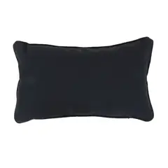 Just Home Collection - Cojín decorativo Urabno liso de 30 x 50 cm Gris oscuro