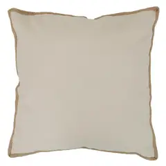Just Home Collection - Cojín decorativo Nórdico yute de 50 x 50 cm Arena