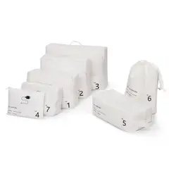 AG Box - Juego de 7 bolsas para viaje