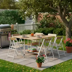 Just Home Collection - Set Comedor 6 Sillas Murne 150X88X75.6 cm