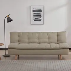 Just Home Collection - Futón Beige Elgin 182 x 80 x 91 cm