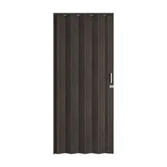 Hoggan - Puerta Plegable PVC para Closet Amalfi Shadow de 90 x 200 cm Gris