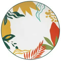 Just Home Collection - Plato hojas Jungle Chic 26.5 cm