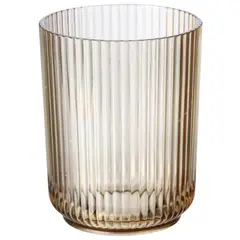 Just Home Collection - Vaso de acrílico amber 360 ml