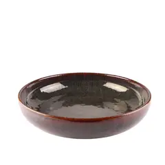 Just Home Collection - Bowl 22cm Glaze Brown