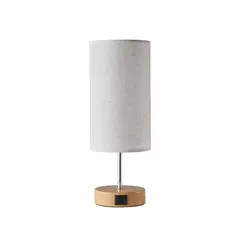 Just Home Collection - Lamp mesa lindra con usb 1 Litros e27