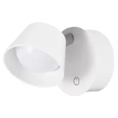 Just Home Collection - Aplique led recargable usb blanco