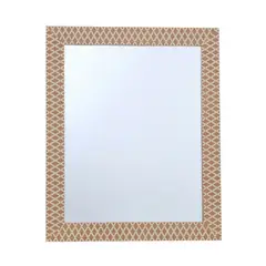 Just Home Collection - Espejo Decorativo Geo 69x84 cafe