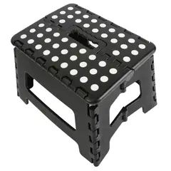 Just Home Collection - Piso Plegable Blanco/Negro