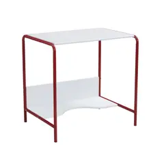 Just Home Collection - Mesa Infantil Hoback Blanco/Rojo