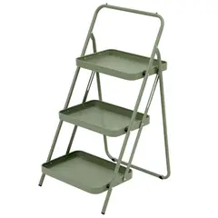 Just Home Collection - Repisa Escalera Plegable Verde