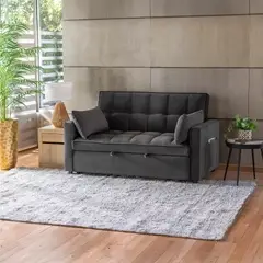 Just Home Collection - Futón Cama Teki Grafito