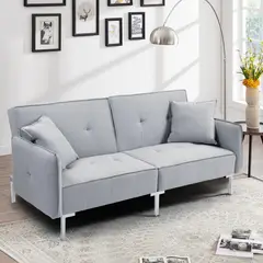 Just Home Collection - Futón Portland Gris