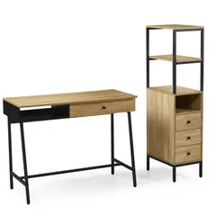 Just Home Collection - Combo Escritorio Estante Santana