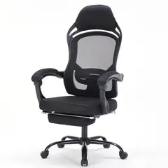 Just Home Collection - Silla PC Turín Ergo con Reposapies