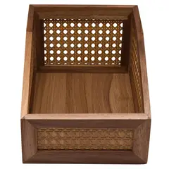 Just Home Collection - Caja Tejita Acacia 26 x 19 x 14.5 cm