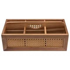 Just Home Collection - ORG 6 DIVISION ACACIA 36X18X14