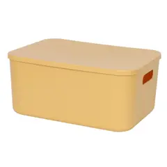 Just Home Collection - Caja Arco con Tapa Amarillo
