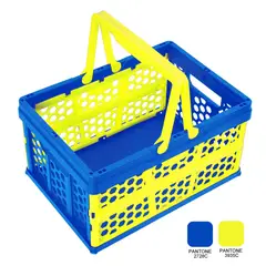 Just Home Collection - CANASTA PLEG45X33.3X25 AZ/AMA