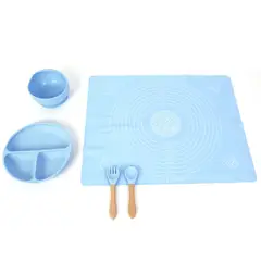 Just Home Collection - Set alimentacion silicona cele