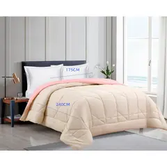 Just Home Collection - Edredón Individual Beige