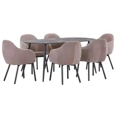 Just Home Collection - Comedor Nosara 6 Sillas