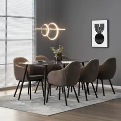 Just Home Collection - Comedor Nosara 6 Sillas