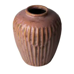 Just Home Collection - Jarrón Terra Naranja 19 x 23 cm