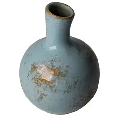 Just Home Collection - Jarrón Terra Celeste 8 x 12 cm