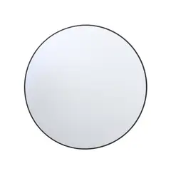 Just Home Collection - Espejo Round Negro 65 cm