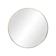 Just Home Collection - Espejo Redondo Dorado 90cm